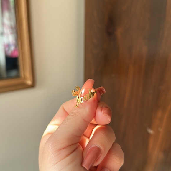 CUSTOM EMMA & NOAH adjustable ring - Picture 3 of 10